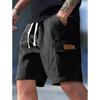 Men's Summer Striped Loose-Fit Casual Shorts: Youth-Style, Slightly Stretch, Drawstring Waist, and Side Pockets