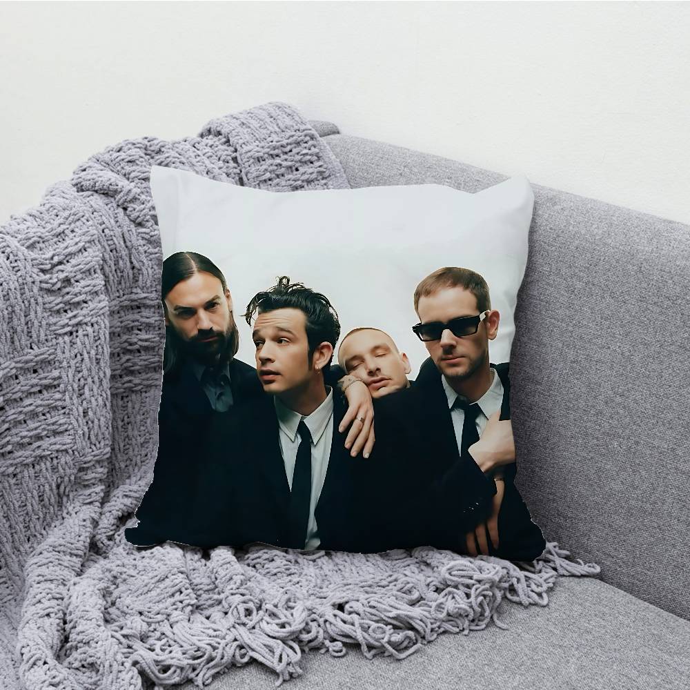 D-DreamS Band T-TheaterS Pillow Case Print Polyester Fiber 40X40 cm Home Sofa Throw Cushion Cover Decoration