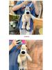 Adorable Puppy Dungaree Plush Backpack Doll | Soft Cartoon Plushie | Cuddly Birthday Gift for Kids