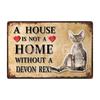 [ Kelly66 ] Pets Cat Bombay Siamese Burmese Birman Abyssinian Metal Sign Home Decor Bar Wall Art Painting 20*30 CM Size Dy147