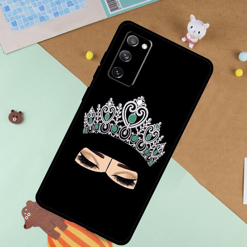 Muslim Islamic Arabic Hijab Girl Soft Case For Samsung Galaxy S25 Ultra S9 S10 S20 S21 S22 S23 S24 Plus S24 FE Funda Cover