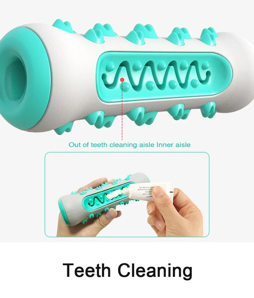 Large Dog Toothbrush Chew Toys Safe Bite Resistant Puppy Dental Care Pet Cleaning Toy For Golden Retriever Pug Treat Dispenser
