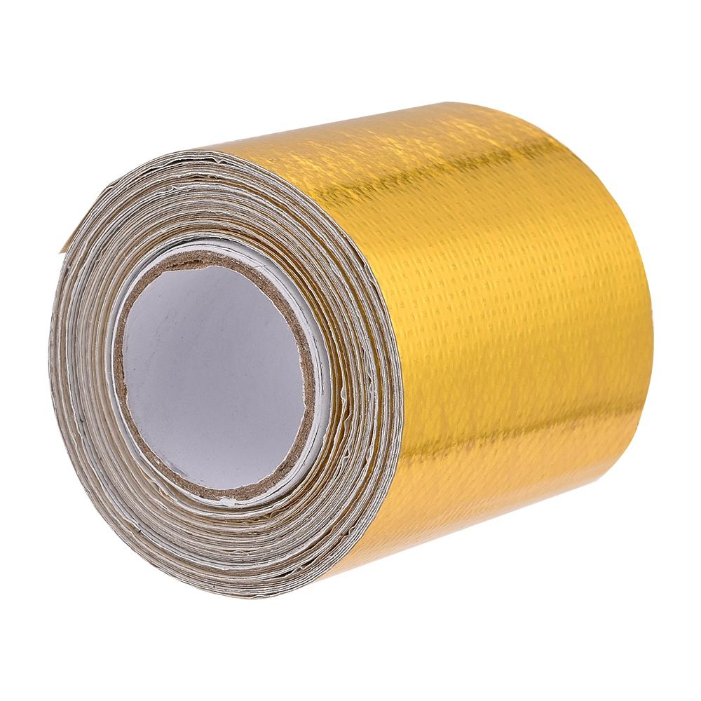 5metrová tepelná izolační páska z hliníkové fólie ze skelných vláken, samolepicí páska z výfuku, sacího potrubí a motoru