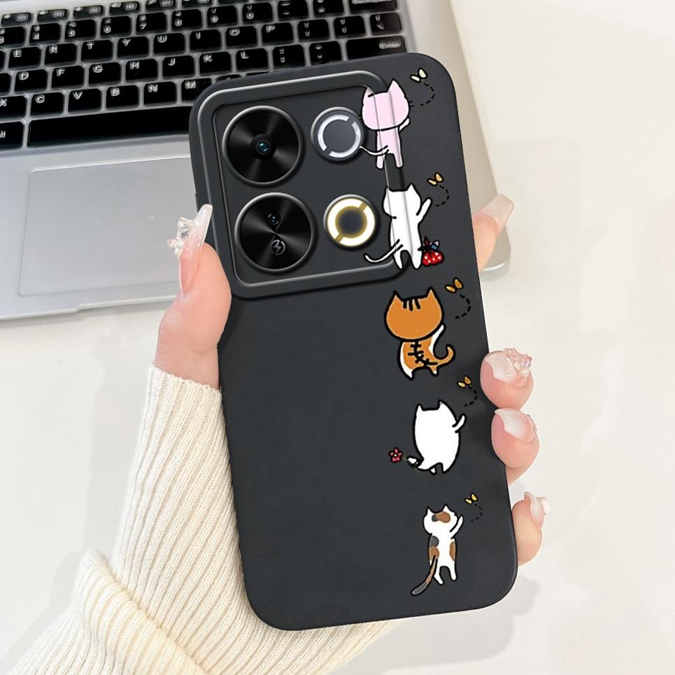 Luxury Fashion Coque For Itel P65 P671L Etui Moon Night Gothic Painting Phone Cases For ItelP65 P 65 Coques Soft Silicone Covers