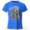 90s Retro Printed 100% Cotton T-Shirt, Breathable Round Neck Short Sleeve Tee, Unisex Casual Wear