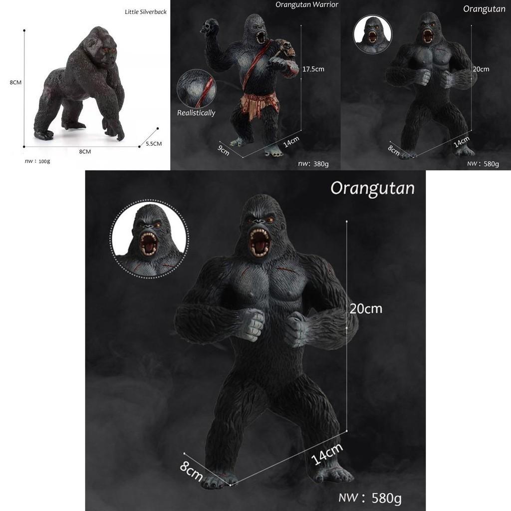 King Kong Gorilla Model Figure Skull Island Toy Exquisite Collectible For Imaginative Play And Display