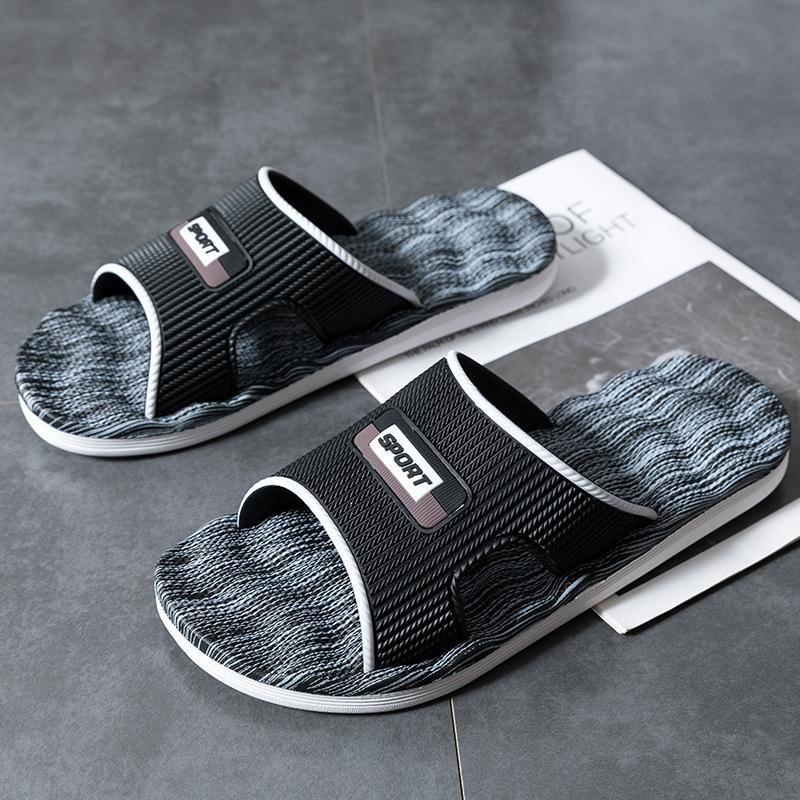 Extra Large Size 49 Slippers Men's Summer Outer Wear Trendy Men's Thick Bottom Non-slip Outdoor Internet Celebrities Step On Shit Cool Slippers Men