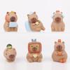Cute Capybara Cartoon Car Dashboard Model Pvc Figure Surprise Blind Box