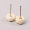 10Pcs Mini Wool Polishing Head 3Mm Shank Buffing Wheel Polish Brush Drill Rotary Abrasive Brush Hand Grinding Buffing Tools