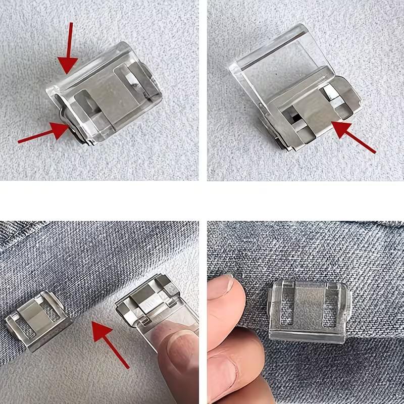 Invisible Trouser Leg Fixing Clips Anti Dragging Pants Hem Adjuster No Sew Clothing Shortening Clip Portable Pant Cuff Holder