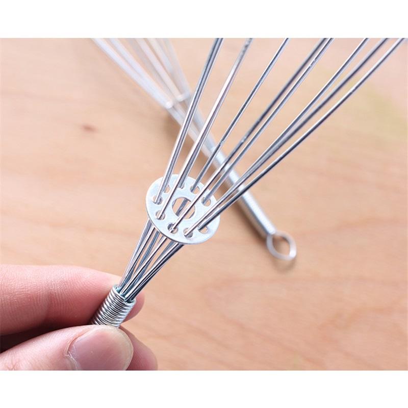 Stainless Steel Manual Egg Whisk, Kitchen Baking Cream Egg Beater Mixing Stirring Tool