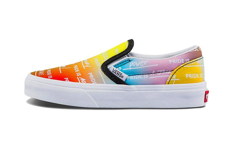 Vans Slip-on Повседневные Низкие Детские Скейтбордические Ботинки Разноцветные Дети Возраст 3 7 Лет VN0A7Q5GASA 34