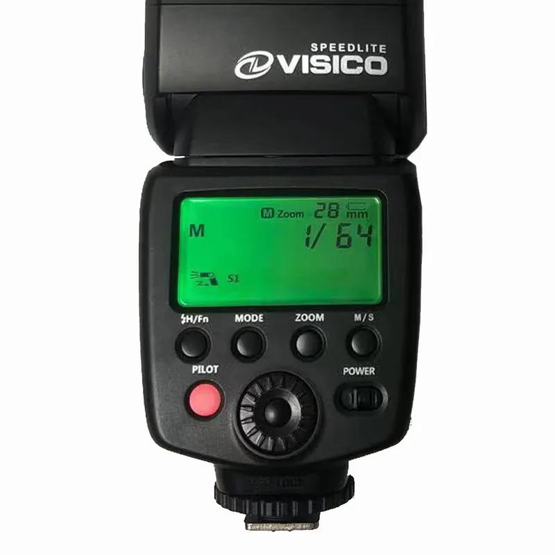 VISICO TTL 2.4G High-speed Wireless Camera Flash Speedlite Flash With High Speed Sync 1/8000 For Canon Nikon