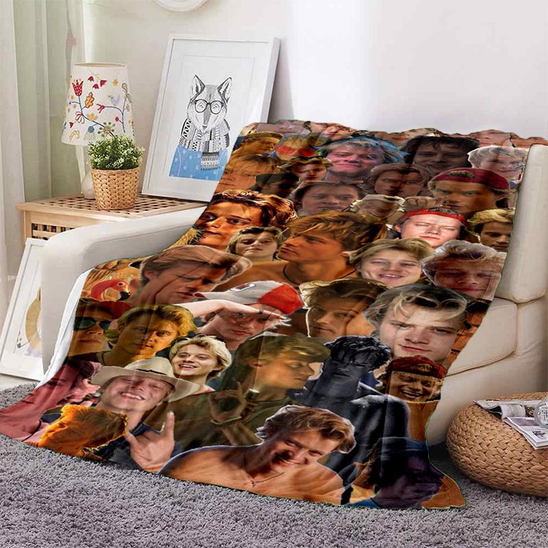 Coperta 3D Rudy Pankow Star JJ Maybank, Morbida Coperta Plaid per Casa Camera da Letto Letto Divano Picnic Viaggio Ufficio Coperta Regalo Bambini