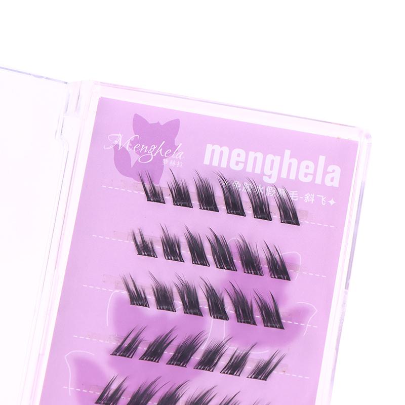 36Pcs/Box Glue-Free False Eyelashes Easy-To-Apply Segmented Clusters For Beginners, Fairy-Like Lashes For Woman