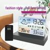 Transparent Glass Weather Clock 3396C: Color Screen RF Wireless Multi-functional Forecast & Alarm Clock