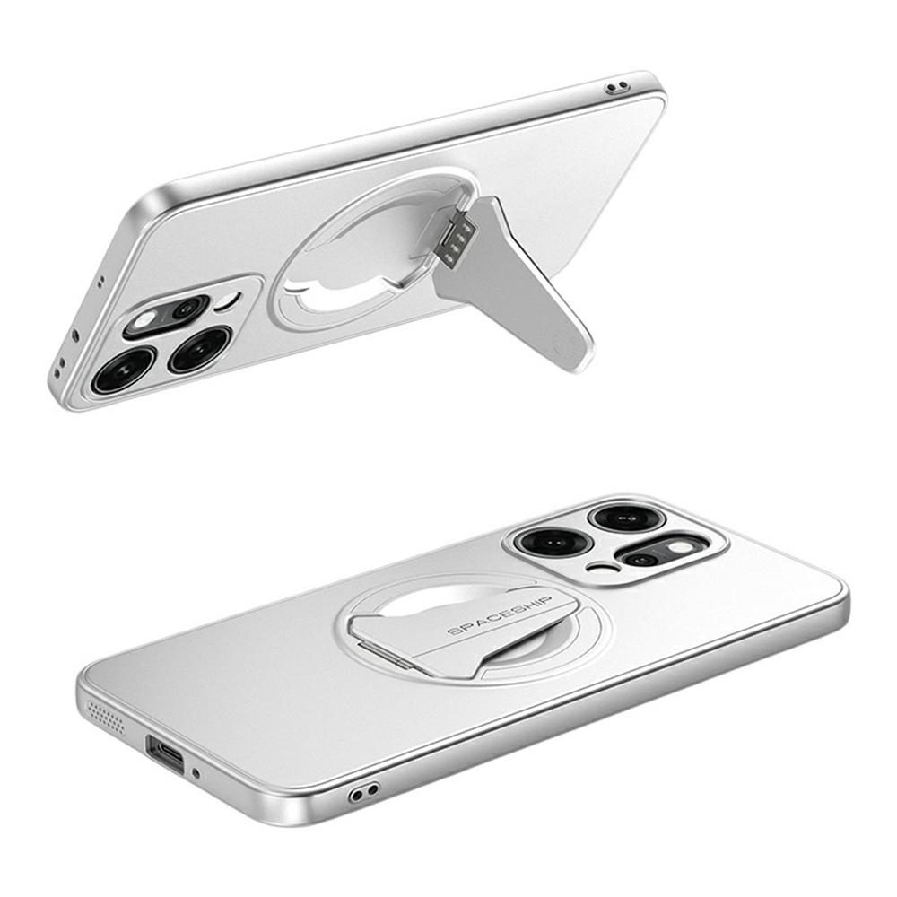 Pro Oppo Reno14 5G (Globální) Kryt kompatibilní s MagSafe Skrytý stojánek Matný PC TPU zadní kryt telefonu s povrchem na dotek