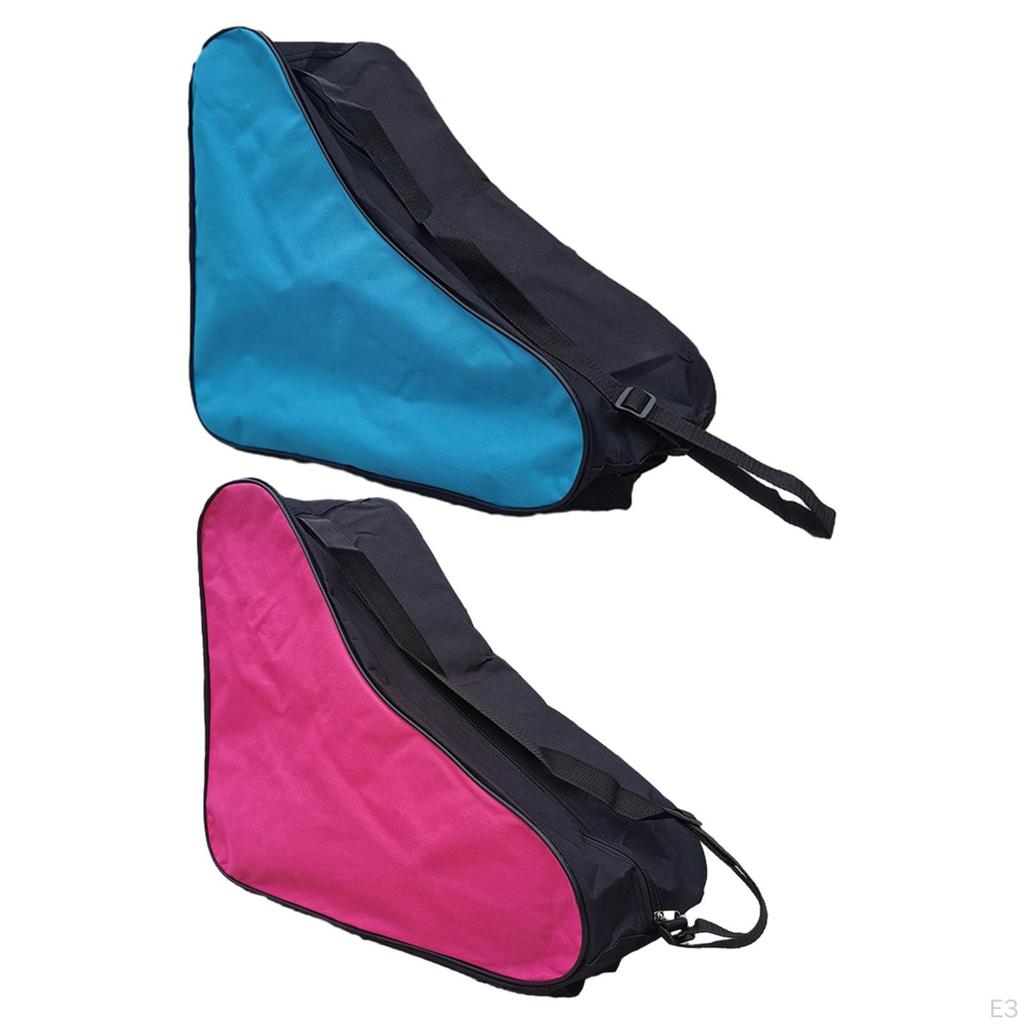 Rollschuhtasche für Kinder, Tragetasche mit verstellbarem Schultergurt, Eislaufschuhe