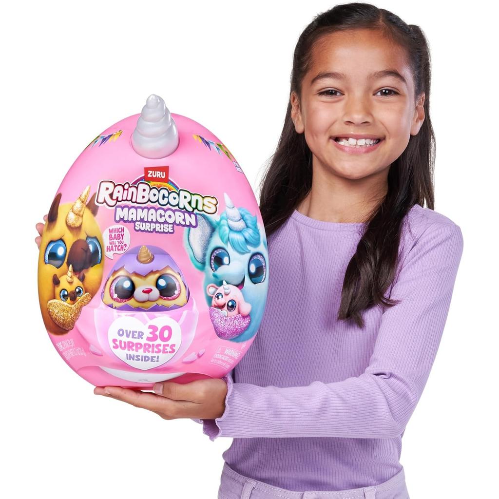 Rainbocorns Mamacorn Überraschungsspielzeug, Regenbogen-Einhorn-Blindbox, Sammelgeschenk für Kinder, Mädchenspielzeug, Mystery-Ei