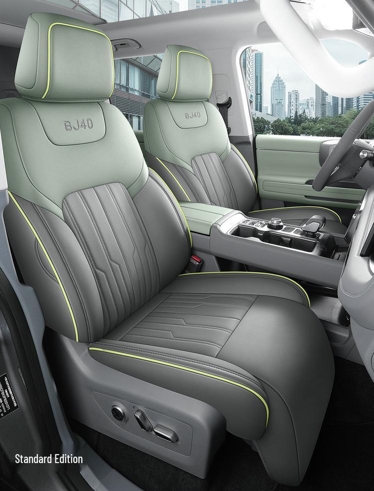 Beijing BJ40 Full Leather Car Seat Cushion - Four Seasons Universal Model
