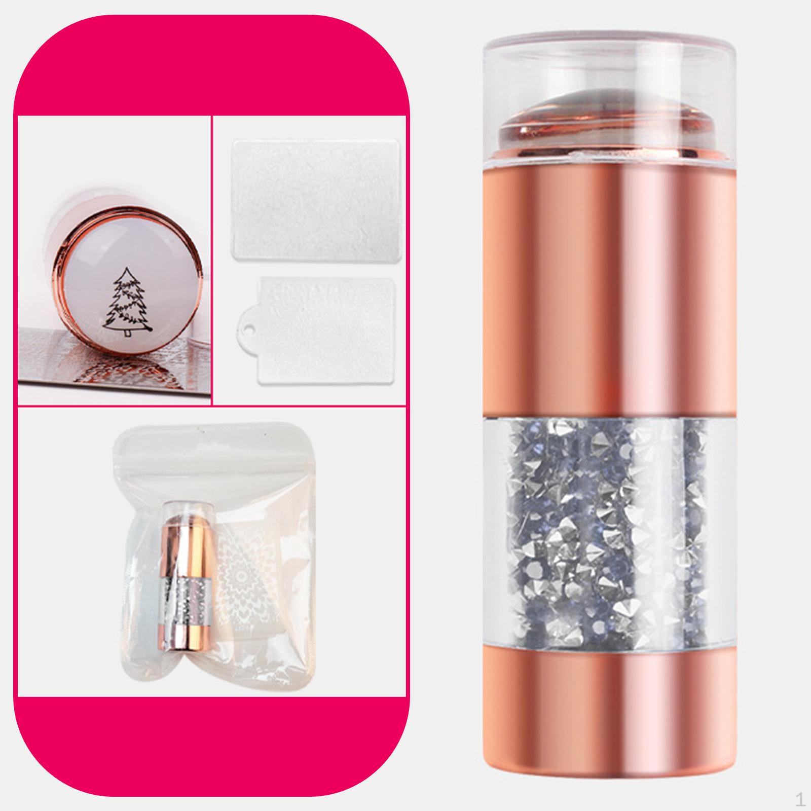 Set Stamping Tool Stamper for Manicure Plate Stamp Silver