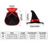 Cloth Halloween Pet Cloak Soft Dog Witch Costume Dog Accessories Pet Witch Cloak  Cosplay Party