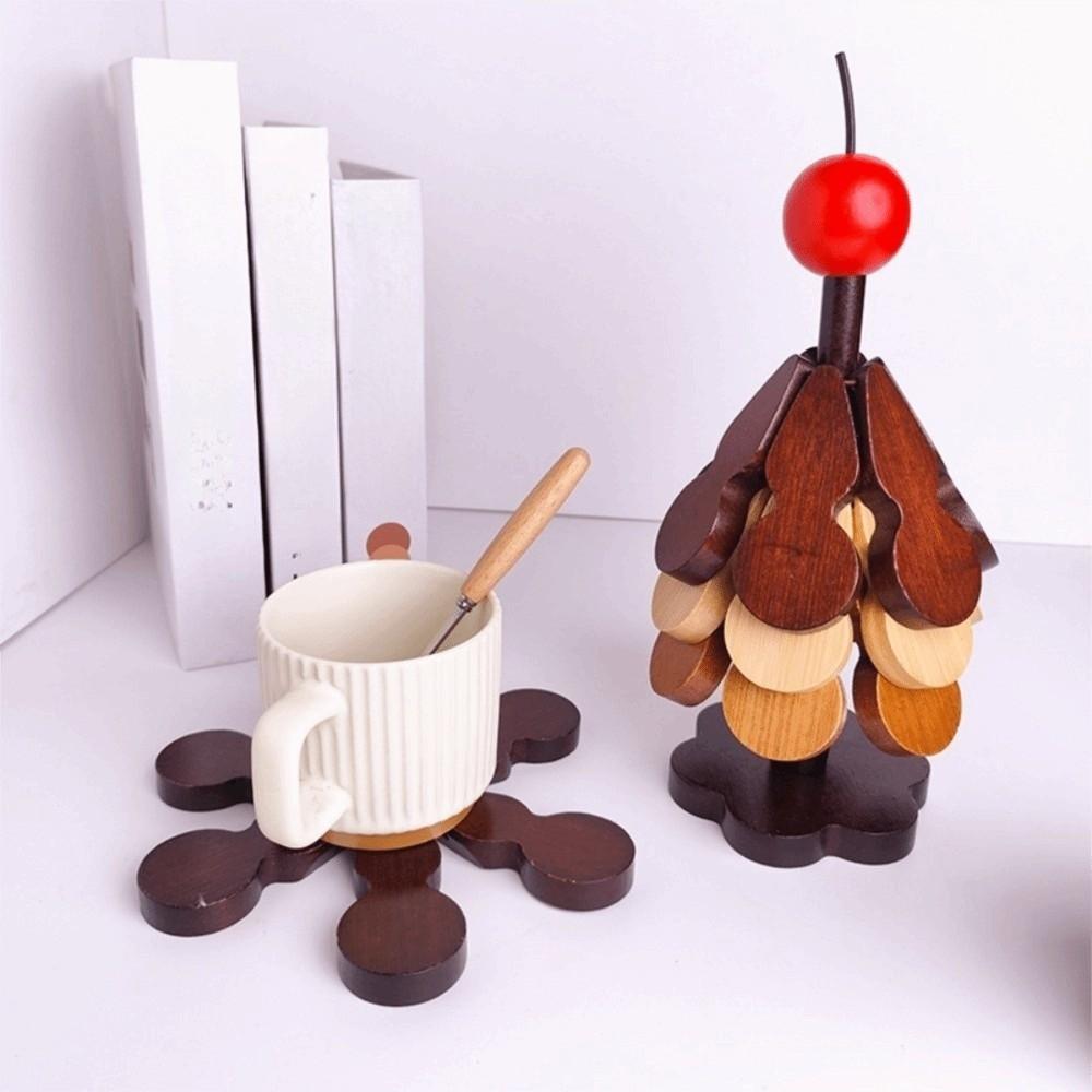 Anti Scald Heat Resistant Coasters Multi-functional Foldable Coasters  Dining Table