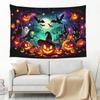 Halloween Witch Party Night Print Tapestry Room decoration Home Decoration Tapestry Decor Accessories Cute Room Decor