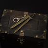Miniature Yue Wang Goujian Sword 12cm - Ancient Replica Model Ornament (Unsharpened)