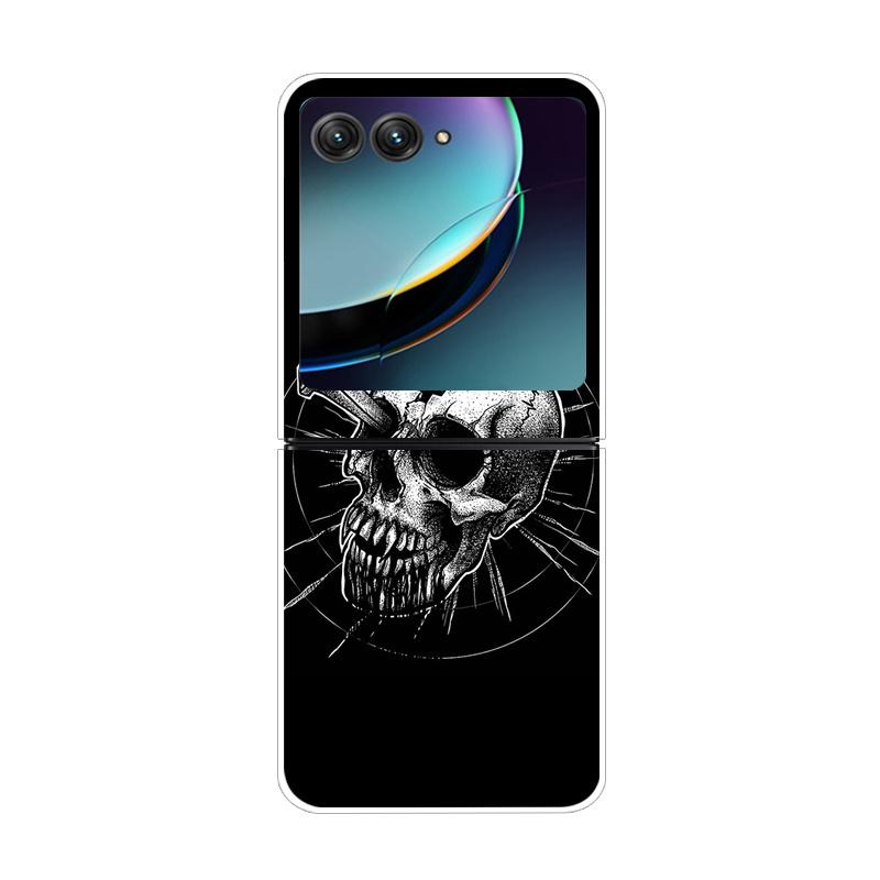 Pouzdro Pro Motorola Razr 40 Ultra Průhledné Pevné Skládací Luxusní Vzor Pro Motorola Moto Razr 40 Ultra Čiré Kryt Razr40 Ultra