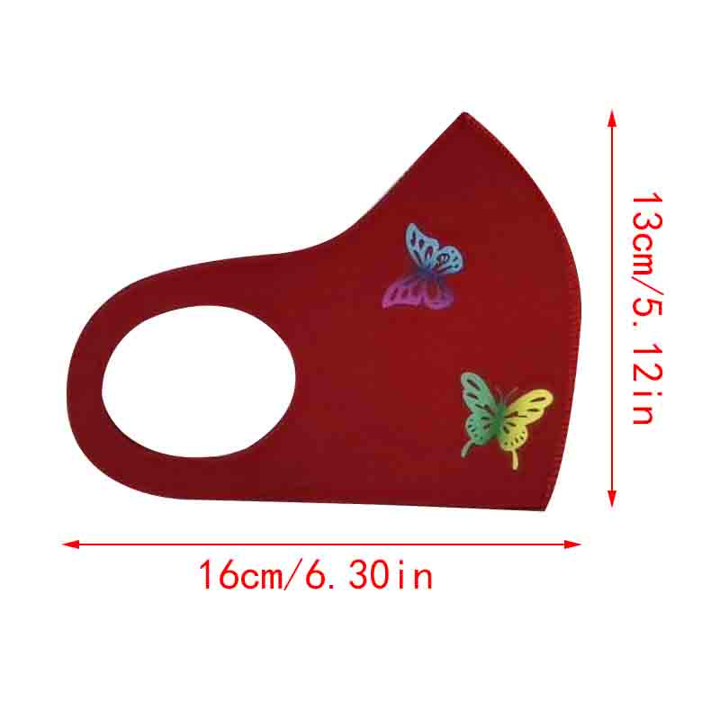 New Trending Contemporary Butterfly Print Cotton Face Sport New Fashion ...