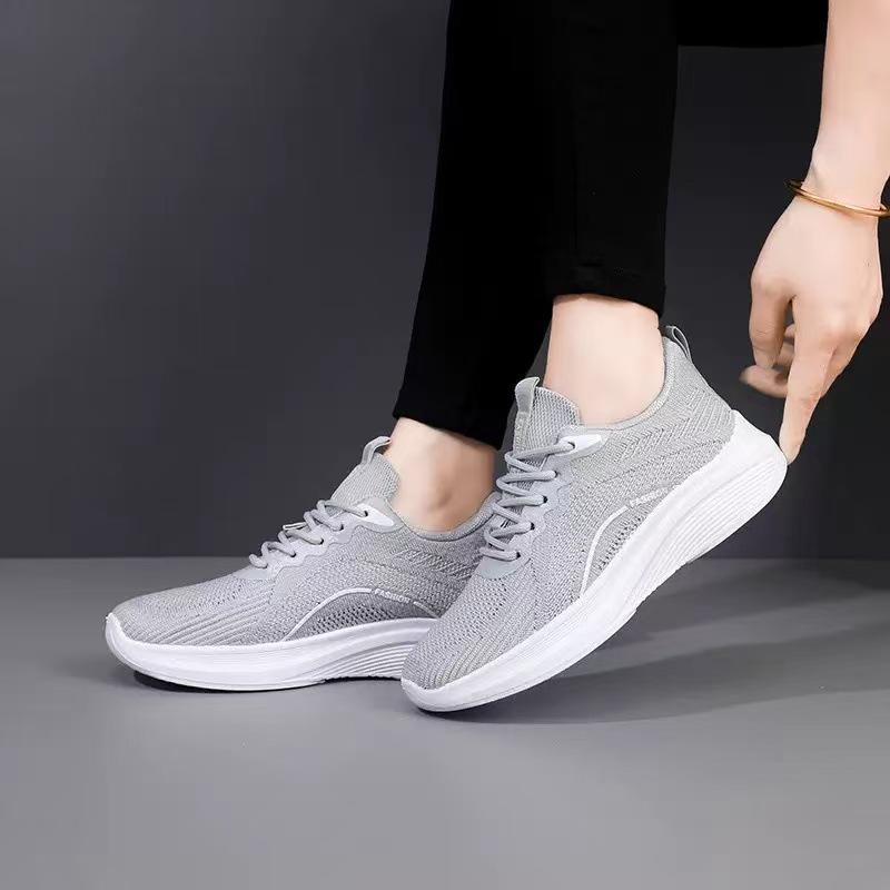 Summer new running shoes sports shoes soft sole high elastic mesh casual casual light running shoes
