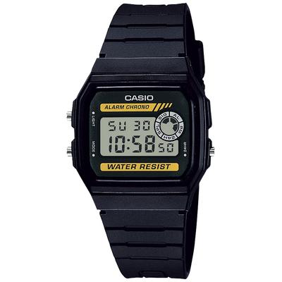 Schwarze Herrenuhr - Casio Kollektion F-94WA-9JH Digital im Retro-Stil