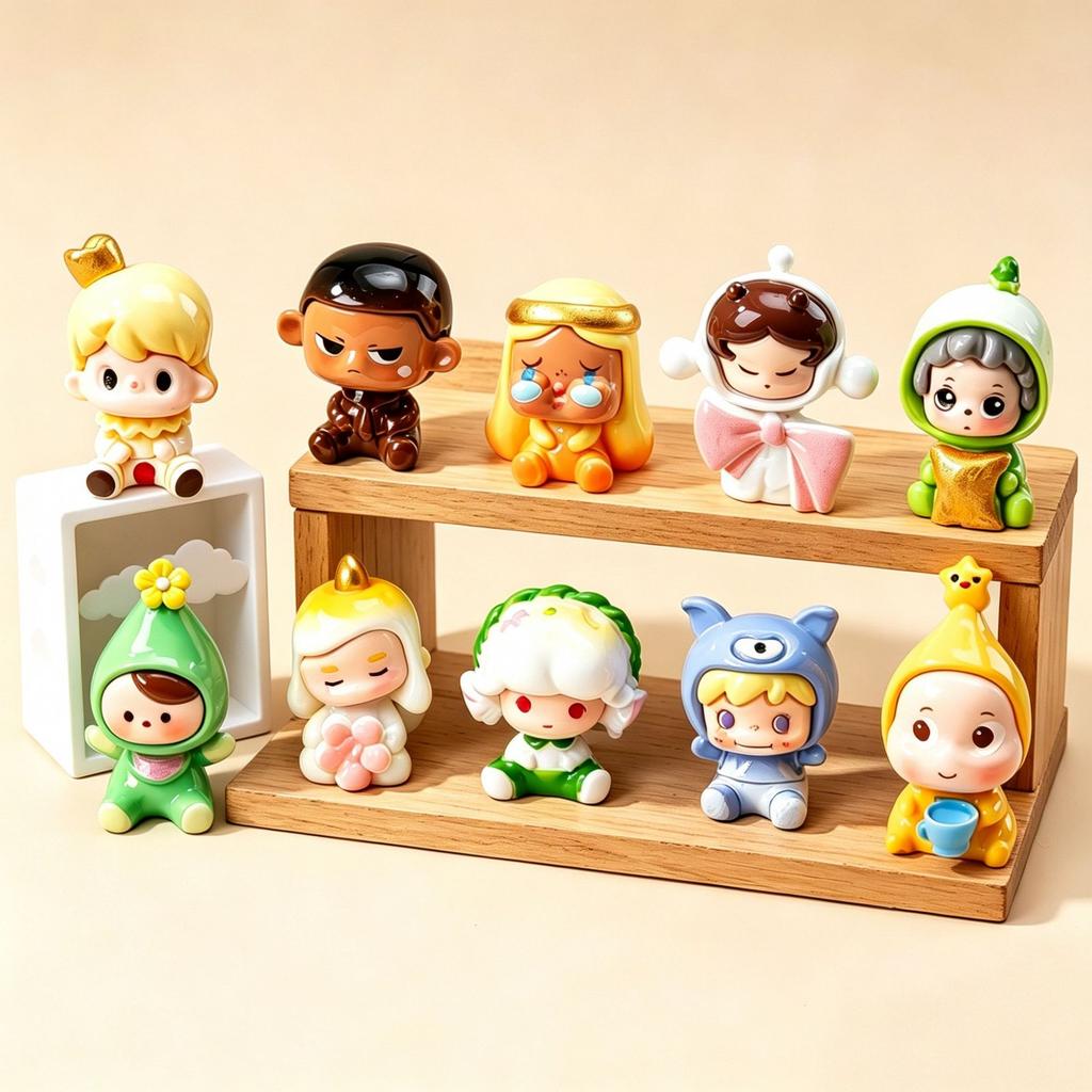 5pcs pet girl party resin DIY trendy play accessories fun desktop car ornaments