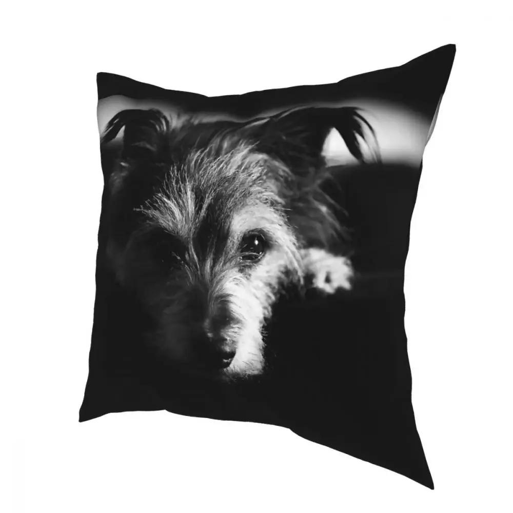 Skotský teriér Pes Čtvercový povlak na polštář Polyesterové polštáře na pohovku Scottie Povlaky na polštáře