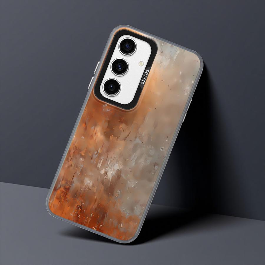 Retro Rust Design Phone Case for Samsung Galaxy A55 A52 A35 A73 A26 A36 A53 A51 A56 A54 A72 A71 Soft Shell