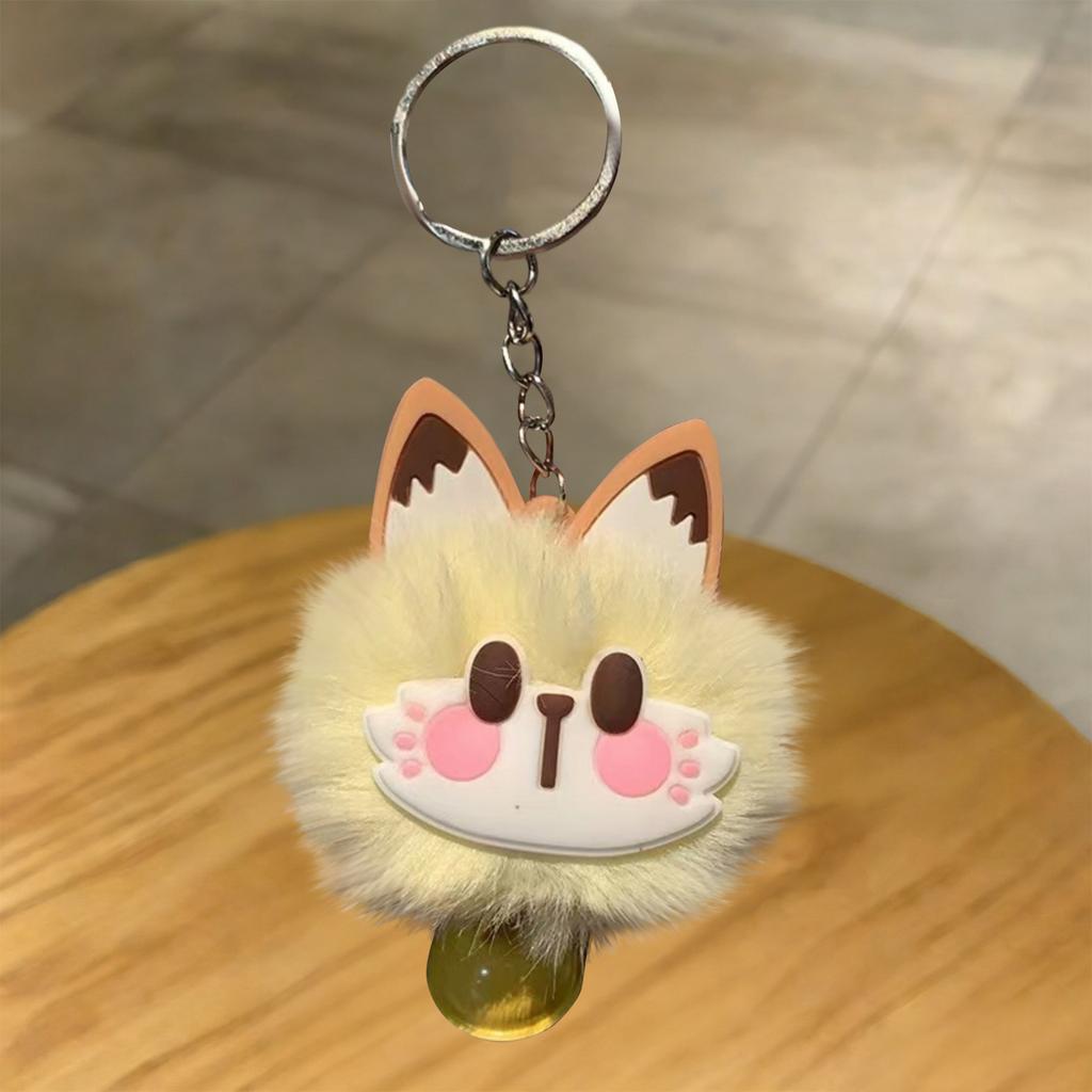 Cute And Universal-fit Plush Bag Ornament With Jingle Bell For New Year Celebrations