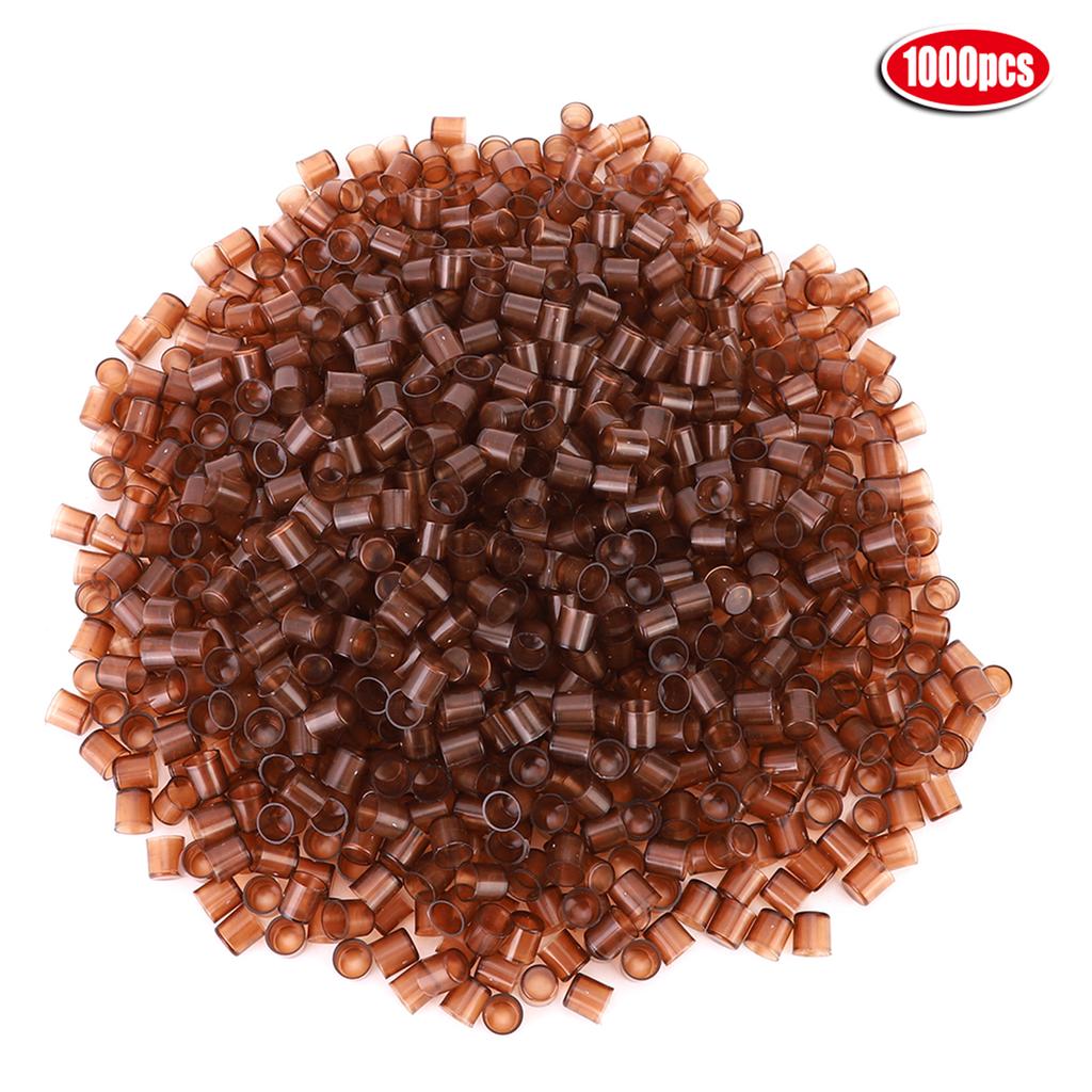 1000PCS Beekeeping Queen Cell Brown Plastic Bee Feeding Tools Applicable To Beekeepers