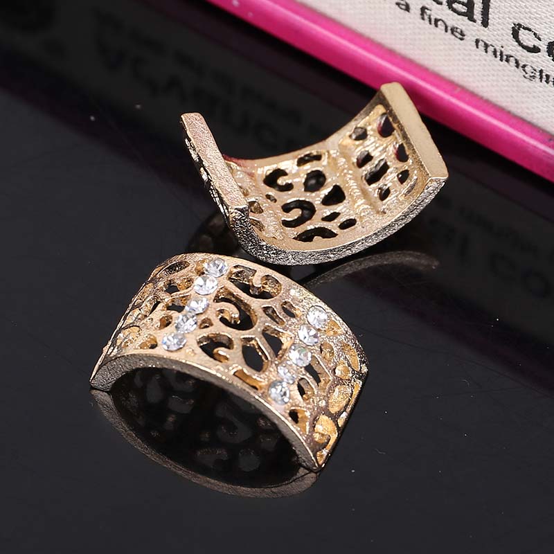 

Engood 100Pcs ACR Rhinestone Buttons Sewing Trim & Embellishments Craft Buckle Wedding Hair Clothes DIY Accessories ZJ114 золотий