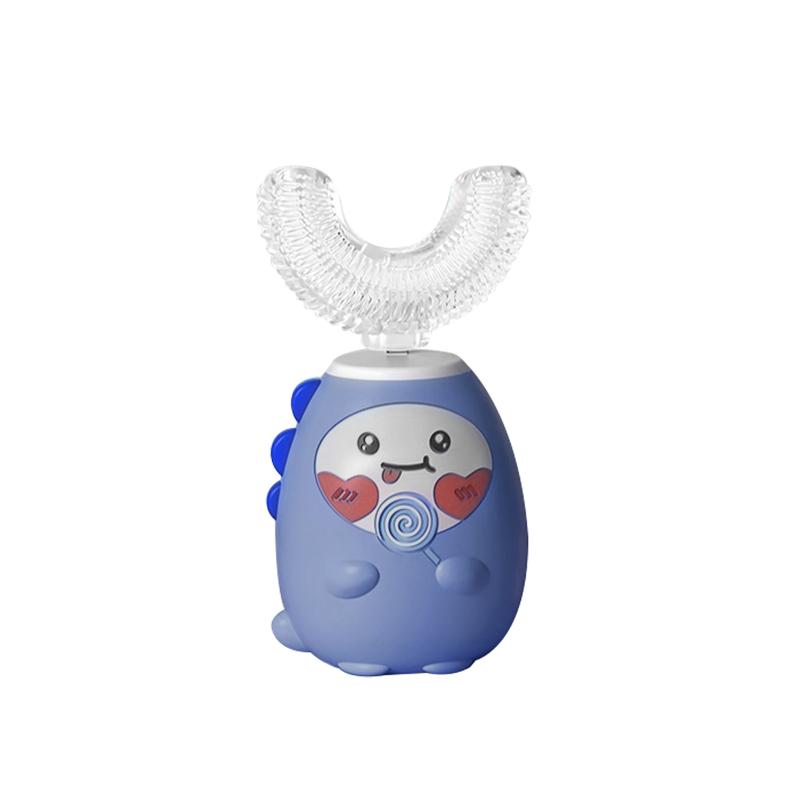 

Electric Toothbrush for Children U Shaped Children s Electric Toothbrush Rechargeable Cartoon Kids Child Electric Teeth Brush синій