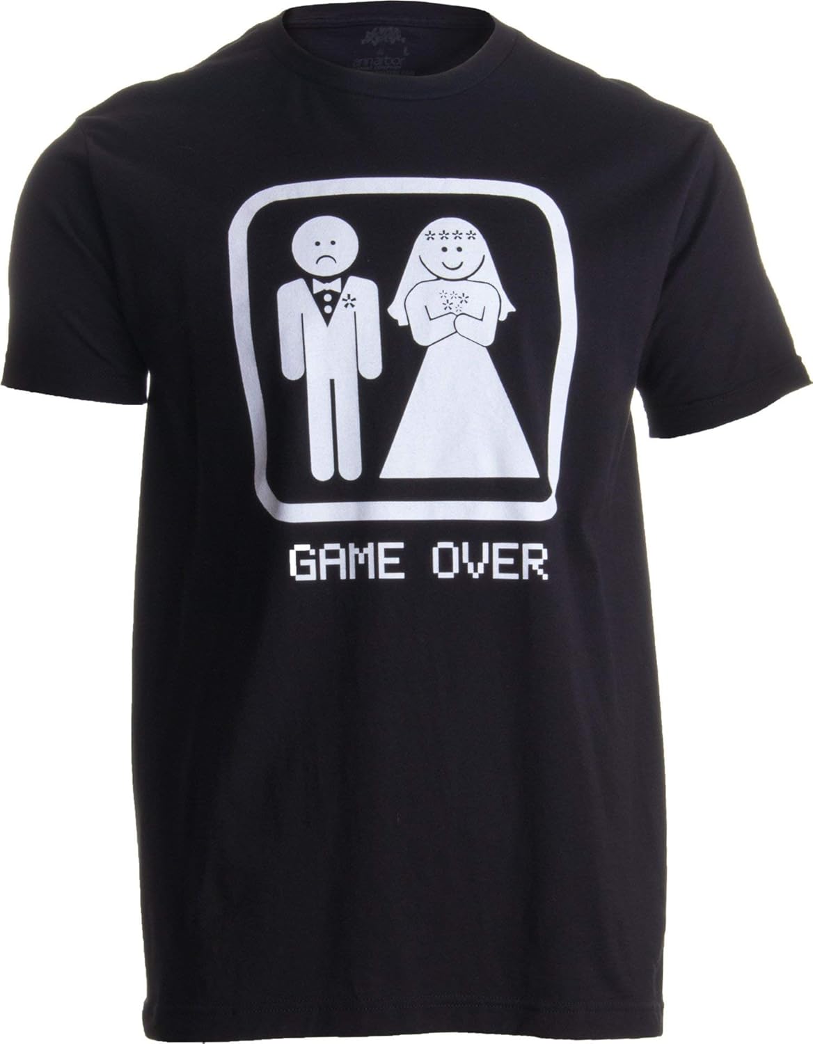 Game Over | Funny Bachelor Party, Wedding Groomsman Humor Groom Men T-Shirt S