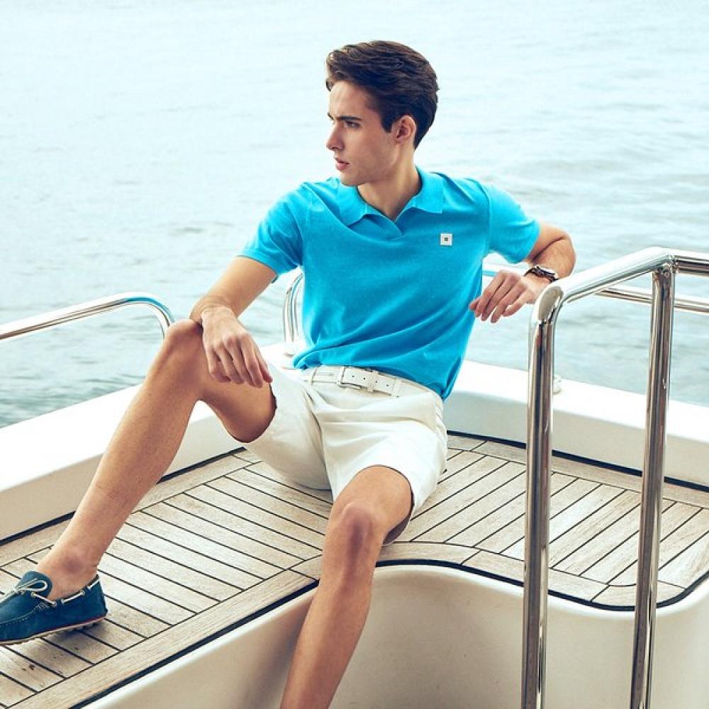 Onoff Men S Stretch Cotton ShortS Of5702ga White