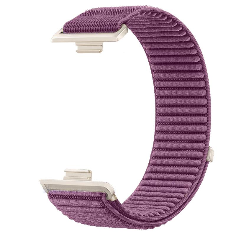 Nylon Strap for Huawei Watch Fit 4 / 4 Pro / 3, Dark Purple