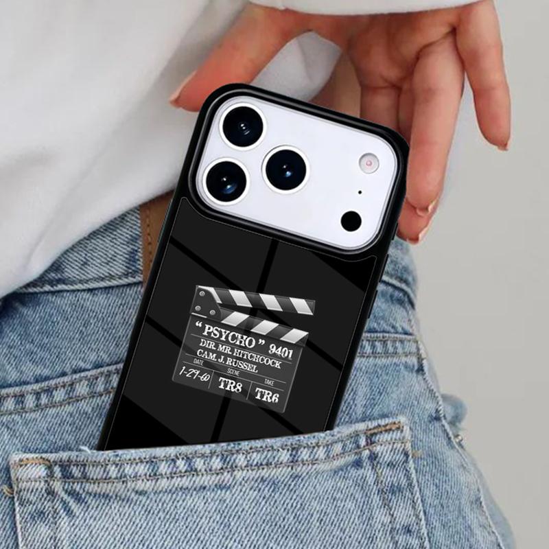 Film Movie Clapperboard Clapper Board Phone Case for iPhone 16e 15 14 13 12 17 Pro Max Plus Air 17pro Cover Coque