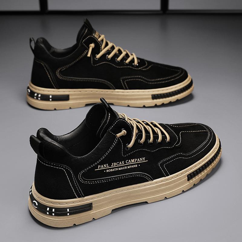 Fashion Spring New Breathable and Comfortable Casual Work Shoes Sports Shoes Soft Soled Anti Slip Outdoor Board Shoes