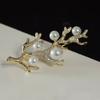 Happiness Tree Brooch with Multiple Natural Freshwater Pearls Unique and Exquisite Branches Broocohpins for Unisex Gifts