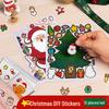 DIY Christmas Tree Decoration Stickers for Kids - Festive Gift Box & Accessories