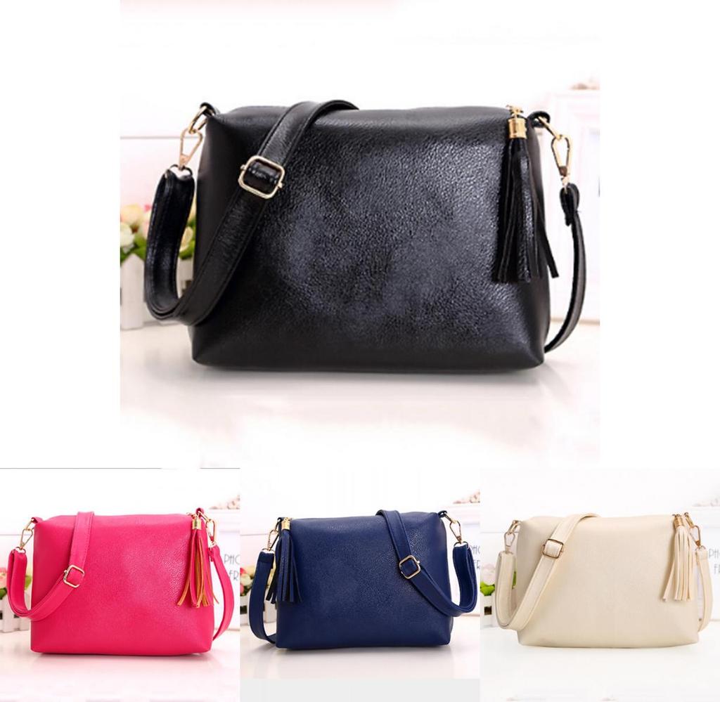 Cross Body Women Bag Colorful Fashion Shoulder Diagonal Bagtassel Handbag