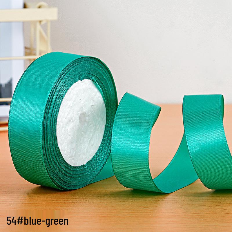 2.5cm Polyester Satin Ribbon for Gift Box and Hair Accessories