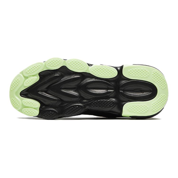 Anta Kids Red Flame Non-Slip Wear-Resistant Breathable Low-Top Running Shoes Kids sneaker Black A12435523-1